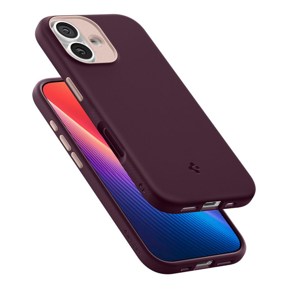 Etui Spigen do iPhone 17, Nano Pop Mag MagSafe, Burgundy Bean