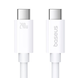 Baseus Superior Series 2 – szybki kabel USB‑C 240 W USB4, 1 m - biały