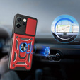 Etui pancerne do Oppo Reno 14 F / 14 FS, CamShield Slide, czerwone