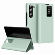 Etui z klapką do Samsung Z Fold5 5G, Smart View Wallet, zielone