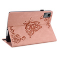 Etui do Lenovo Tab M11, Butterfly, różowe