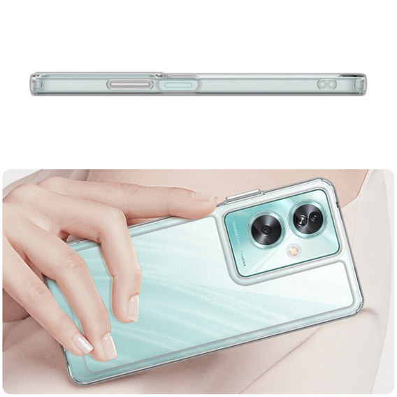 Etui do Oppo A79 5G, Fusion Hybrid, przezroczyste
