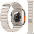 Pasek Nylonowy do Apple Watch 1/2/3/4/5/6/7/8/9/10/11/SE Ultra 1/2/3 42/44/45/46/49mm, Biały