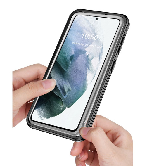 Etui do Samsung Galaxy S21 Ultra 5G, Full Body, Czarne