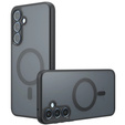 Etui do Samsung Galaxy A15, do MagSafe, ERBORD Matt Case, czarny + Szkło na ekran