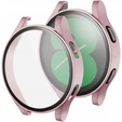 2w1 Etui + Szkło Hartowane do Samsung Galaxy Watch 4 40mm, Różowe