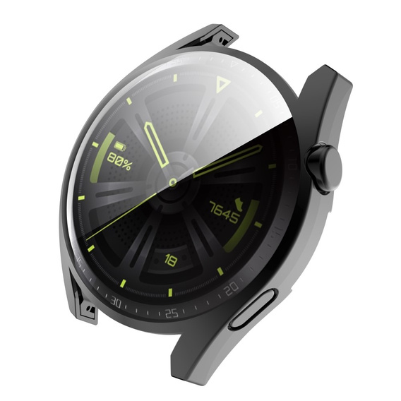 2w1 Etui z osłoną na ekran do Huawei Watch GT 3 42mm, Czarne