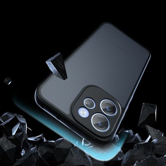 Etui do Oppo Reno 15 Pro, Fusion Hybrid, matowe czarne