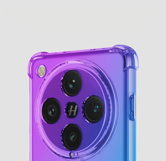 Etui Gradient Dropproof do Oppo Find X8 Pro, Fioletowe / niebieskie