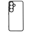 Etui do Samsung Galaxy S24+ Plus, Fusion Hybrid, z ochroną aparatu, przezroczyste / czarne