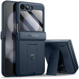 Etui do Samsung Galaxy Z Flip 5, Suritch Full Body, granatowe
