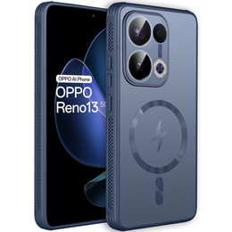 Etui do Oppo Reno 13, MagSafe, niebieskie