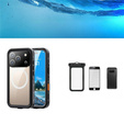 Etui Wodoodporne IP68 do iPhone 17 Pro, SHELLBOX MagSafe, czarne