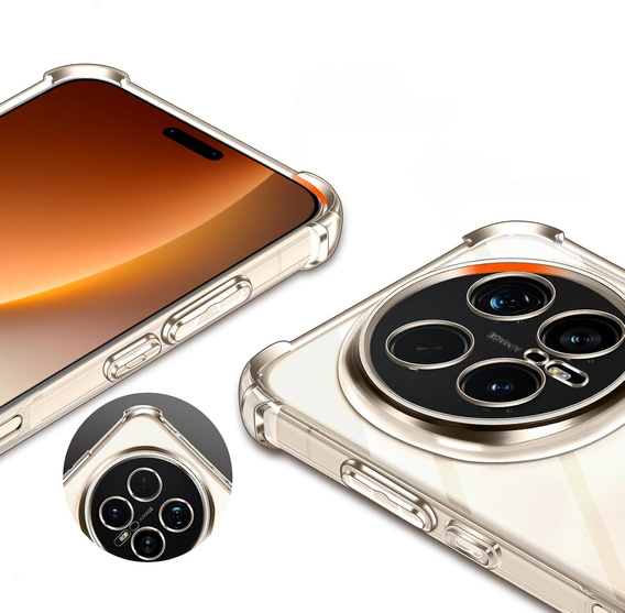 Etui do Honor Magic 8 Pro, Dropproof, przezroczyste