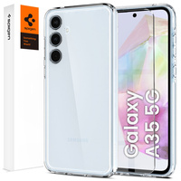 Etui Spigen do Samsung Galaxy A35 5G, Ultra Hybrid, przezroczyste + Szkło Hartowane 9H