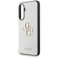 Etui GUESS do Samsung Galaxy A56, Classic Logo, beżowe