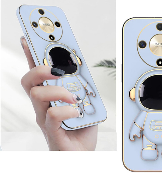 Etui do Honor Magic 6 Lite 5G, Astronaut, niebieskie