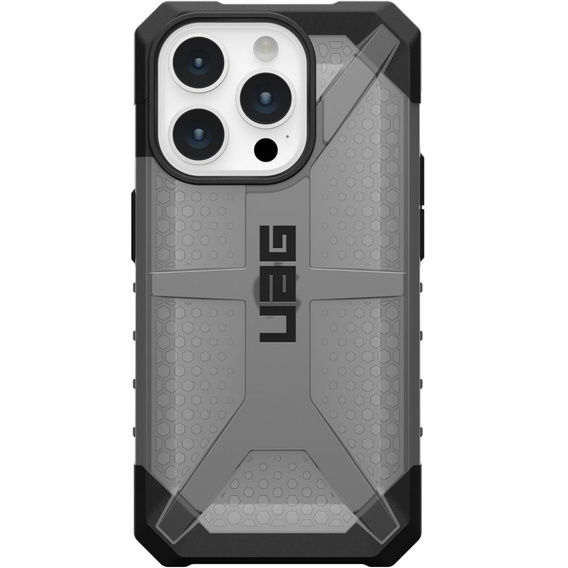 Etui Urban Armor Gear do iPhone 15 Pro, Plasma, szare