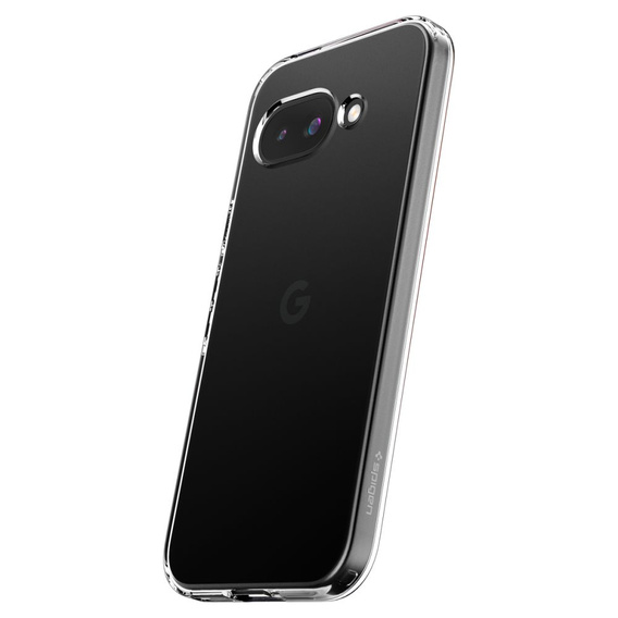 Etui Spigen do Google Pixel 9A, Crystal Flex, przezroczyste + Szkło Hartowane 9H