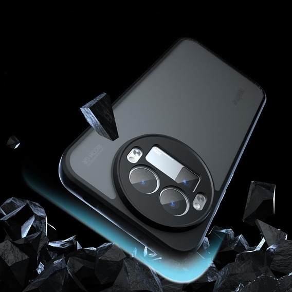 Etui do Realme GT 8 Pro, Fusion Hybrid, matowe czarne