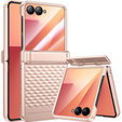 Etui do Samsung Galaxy Z Flip7 5G, PC Case, ze szkłem, złote