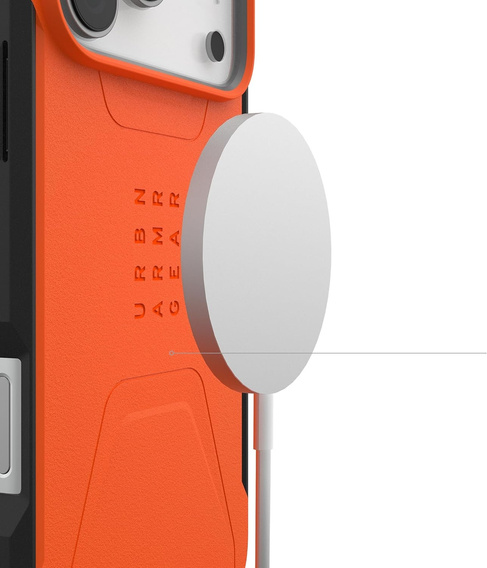 Etui Urban Armor Gear do iPhone 17 Pro Max, Civilian MagSafe, Orange