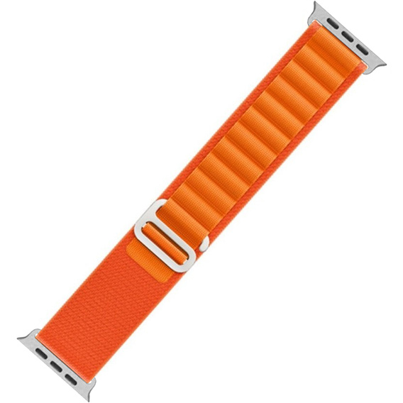 Pasek Nylonowy do Apple Watch 1/2/3/4/5/6/7/8/9/10/11/SE Ultra 1/2/3 42/44/45/46/49mm, Pomarańczowy
