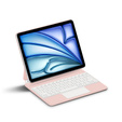 Etui z klawiaturą do iPad Air 13" 2025/2024 (7/6 gen.), Magnetic Keyboard Touchpad, różowe