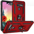 Etui pancerne do LG K50S, Nox Case Ring, czerwone