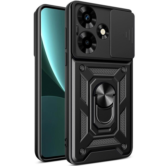 Etui pancerne do Infinix Hot 30, CamShield Slide, czarne