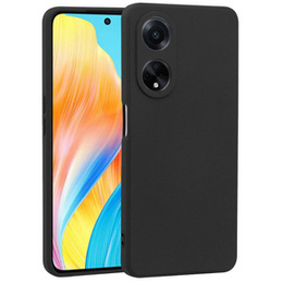 Etui do Oppo A58 4G, Silicone Lite, czarne