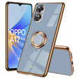 Etui do Oppo A17, Electro Ring, niebieskie