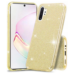 Etui Glitter Case do Samsung Galaxy Note 10+ Plus, Gold