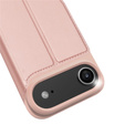 Etui z klapką Dux Ducis do iPhone Air, Skin Pro, różowe