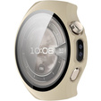2w1 Etui + Szkło Hartowane do Huawei Watch 5 42mm, Beżowe