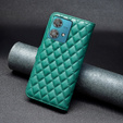 Etui z klapką do Motorola Edge 40 Neo, Wallet, BINFEN COLOR, zielone