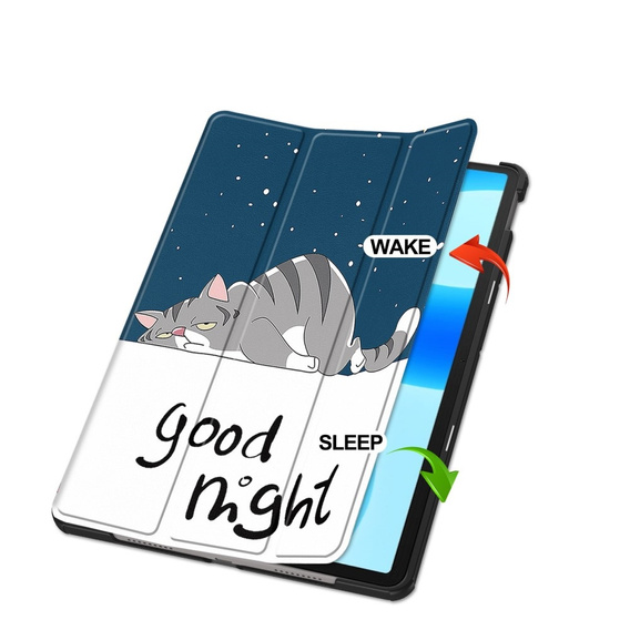 Etui do Huawei MatePad 11.5 2024, Smartcase, sleeping cat