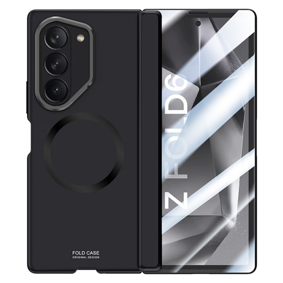 Etui do Samsung Galaxy Z Fold6 5G, z podstawką, do MagSafe, czarne