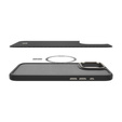 Etui Spigen do iPhone 16 Pro Max, Enzo Aramid MagSafe, carbon czarne + Szkło Hartowane 9H