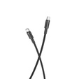 XO Kabel NB-Q199 Type-C 100W 150cm, czarny