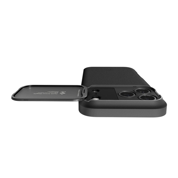 Etui Spigen do iPhone 17 Pro, Optik Armor Mag, black