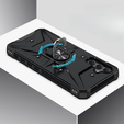 Etui pancerne do Samsung Galaxy A14 4G/5G, z ringiem, czarne