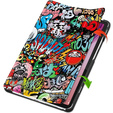 Etui do Lenovo Tab One 8,7", Smartcase, Graffiti