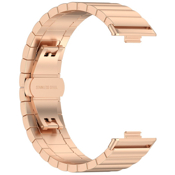 Stalowa Bransoleta do Huawei Watch Fit 4 / 4 Pro / 3, Różowa