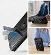 Etui pancerne do iPhone 16e, Dexnor CamProtect MagSafe, czarne