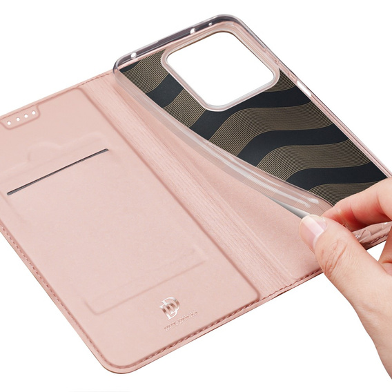 Etui Dux Ducis do Xiaomi Redmi Note 13 5G, Skinpro, różowe rose gold