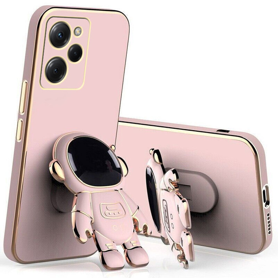 Etui do Xiaomi Poco X5 Pro 5G, Astronaut, różowe rose gold