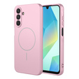 Etui do Samsung Galaxy A17 5G, do MagSafe, silikonowe, różowe