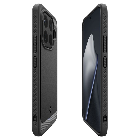 Etui Spigen do Xiaomi 15T Pro, Rugged Armor, Matte Black
