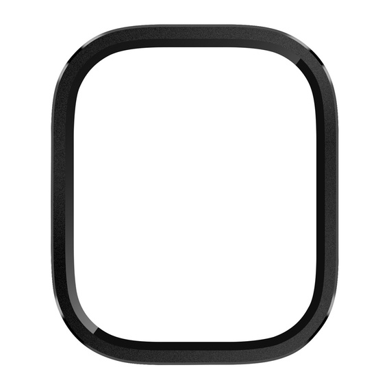 Szkło Hartowane z Ramką do Apple Watch Ultra 1/2/3 49mm, czarne